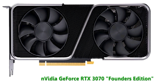 nVidia GeForce RTX 3070 "Founders Edition"